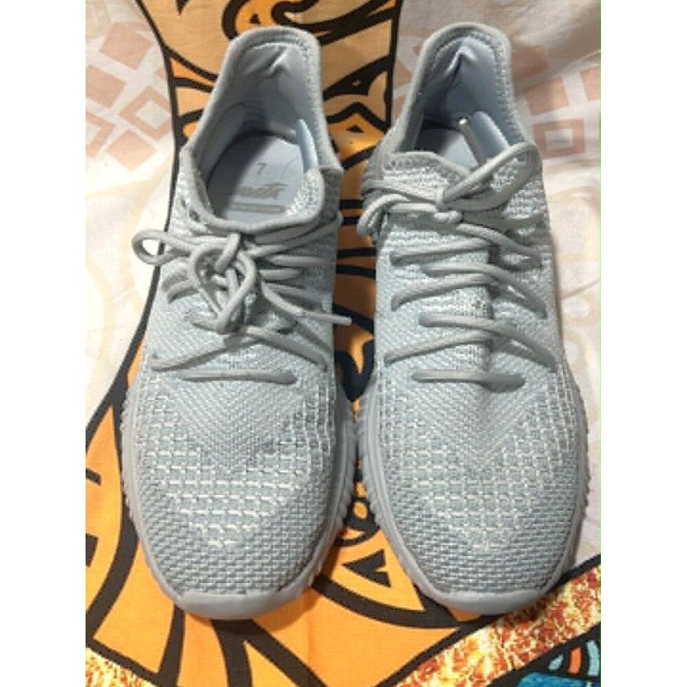 Avia Women's Gray Knit Memory Foam Lightweight Athletic Sneakers Size 7